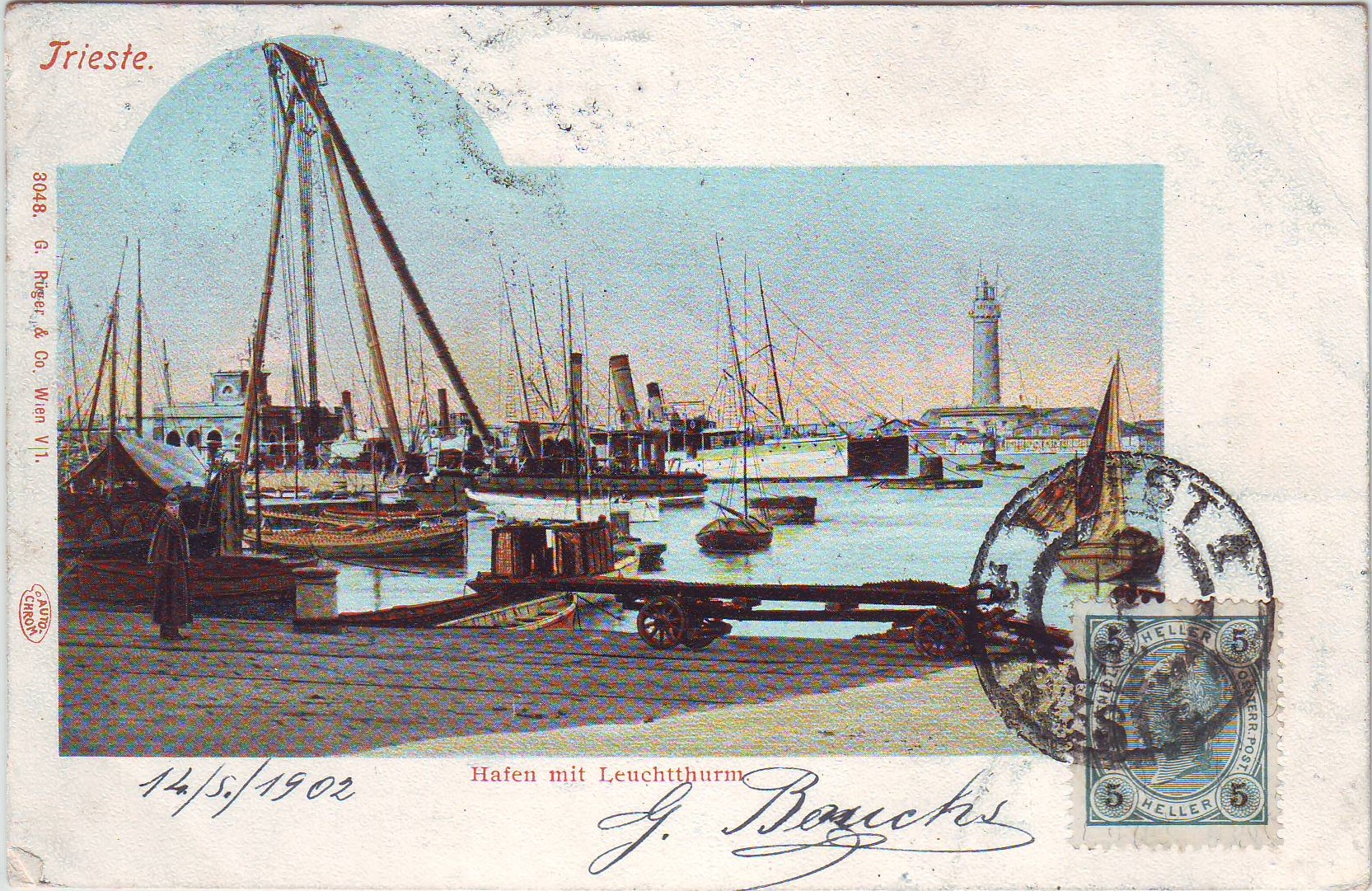 Trieste portul circulat 1902